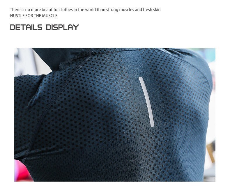 Quick-drying sportswear long-sleeved gym clothes