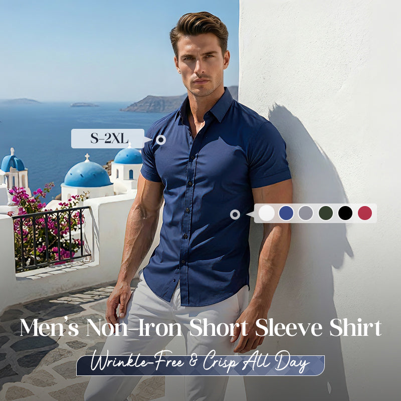✨ Men's Non-Iron Shirts – Wrinkle-Free, Comfortable All Day & Perfect for Business or Casual 👕